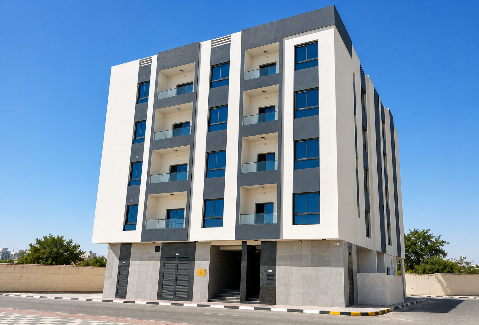 g+4 building for lease at rashidiya 2